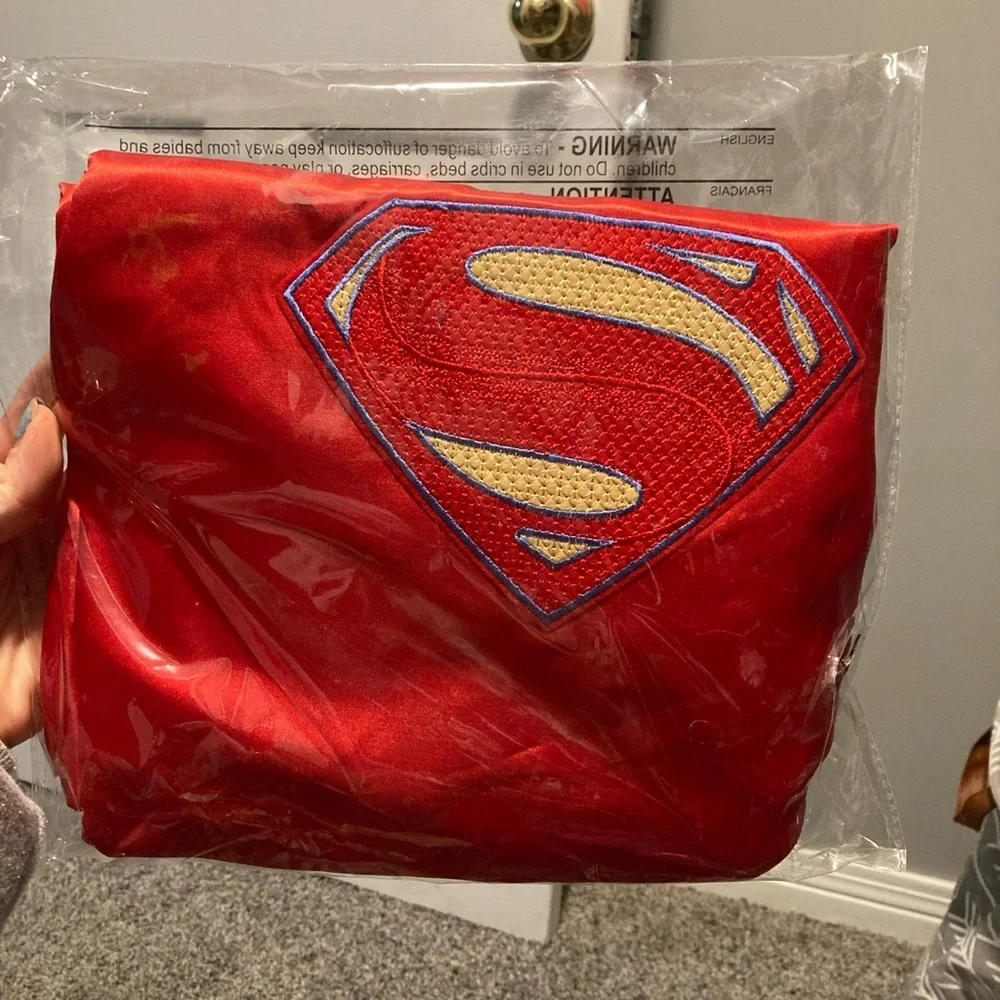 New Superman cape one size fits most kids dress up